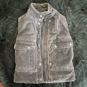 CITIZENS OF HUMANITY Courdoury Padded Dark Blue Vest Jacket Size 2